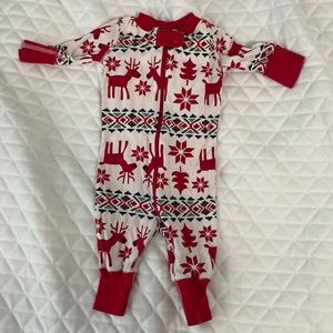 Hanna Andersson size  0-6 baby deer deer PJ’s